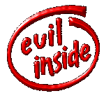 evil inside badge'
